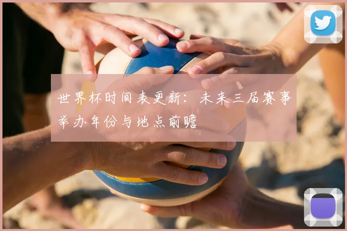 世界杯时间表更新：未来三届赛事举办年份与地点前瞻