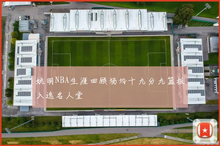 姚明NBA生涯回顾场均十九分九篮板入选名人堂