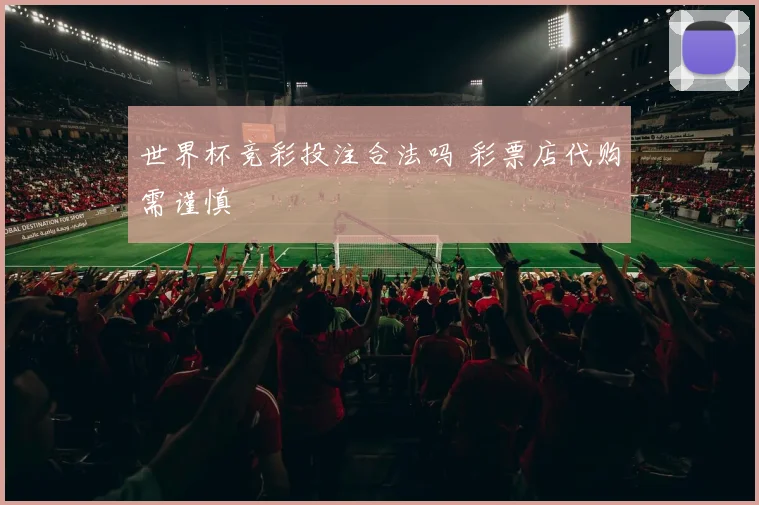 世界杯竞彩投注合法吗 彩票店代购需谨慎