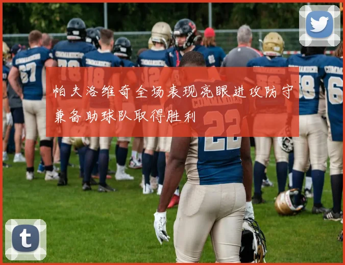 帕夫洛维奇全场表现亮眼进攻防守兼备助球队取得胜利